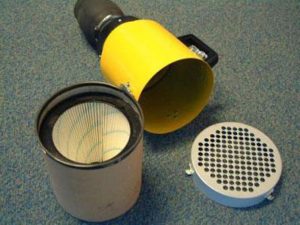 Uitlaatgas filter losse onderdelen